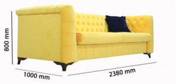 Диван ФЛЭЙР/FLAIR 3 SEATER фабрика Давидос