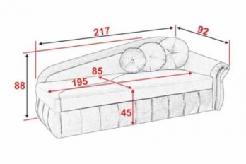 Софа Фиеста с 1 подлокотником Ниша фабрика Алис Мебель Софа Фиеста с 1 подлокотником Ниша фабрика Алис Мебель
