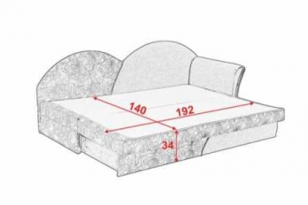 Софа Дива с 1 подлокотником фабрика Алис Мебель